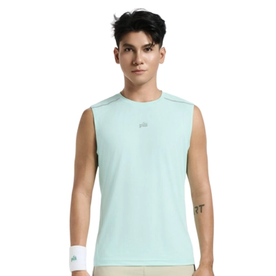 Áo pickleball Pili PTTUP37AMW25 nam - Xanh chính hãng
