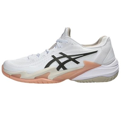 Giày Pickleball Asics Court FF 3 Women - White/Black Coffee chính hãng (1042A220.108)