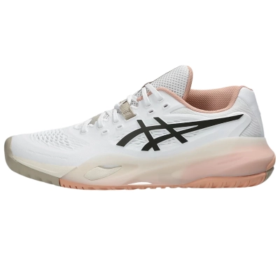 Giày Pickleball Asics Gel-Resolution X Women - White/Black Coffee chính hãng (1042A278.106)