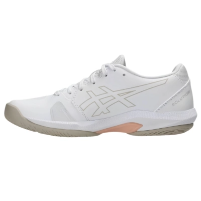 Giày Pickleball Asics Solution Swift FF 2 Women - White/Cantaloupe chính hãng (1042A265.105)