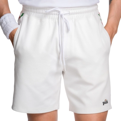 Quần pickleball Pili PKSHO024MW25 nam - Trắng chính hãng