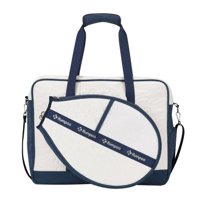 Túi Tennis Kumpoo KB-581 - Trắng xanh chính hãng