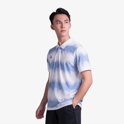Áo cầu lông Kamito Cool KMAP221226 - Trắng xanh dương chính hãng