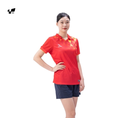 Áo cầu lông Kamito Sky KMAP231110F nữ - Đỏ chính hãng