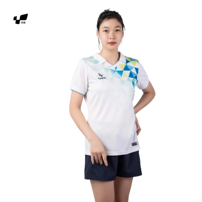 Áo cầu lông Kamito Sky KMAP231150F nữ - Trắng chính hãng