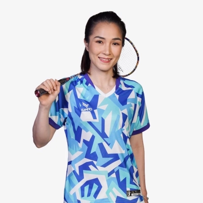 Áo cầu lông Kamito TM Color KMAH230922F nữ - Xanh bích chính hãng