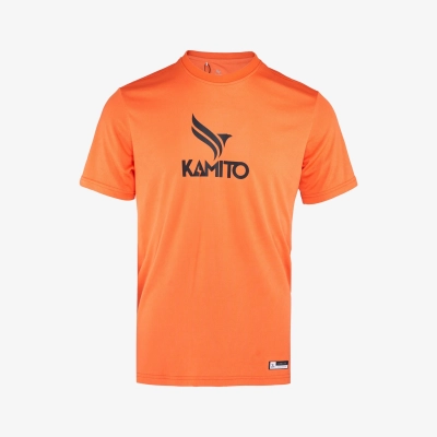 Áo cầu lông Kamito Training KMAT230460 Cam chính hãng