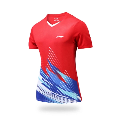 Áo cầu lông Lining 2078 Nữ - Đỏ