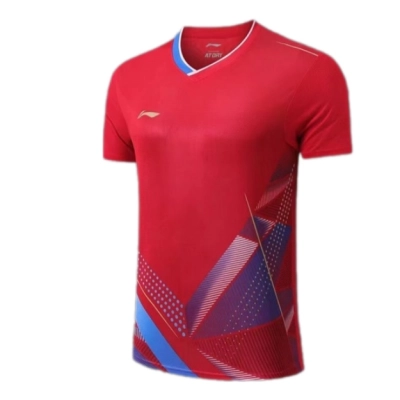 Áo cầu lông Lining 2098 nam - Đỏ