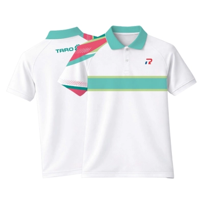 Áo cầu lông Polo Taro Color Line PL01-26 nam - Xanh lá chính hãng