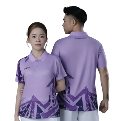 Áo cầu lông Victec Ascend FVT04 nữ - Tím