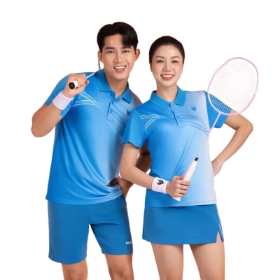 Áo cầu lông Victec AVT09 nữ - Xanh nhạt