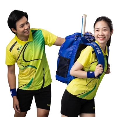 Áo cầu lông Victec AVT22 nữ - Vàng