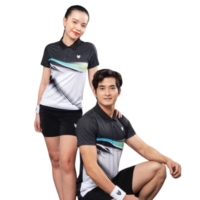 Áo cầu lông Victec FVT02 nữ - Đen