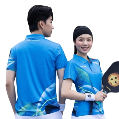 Áo cầu lông Victec FVT03 nữ - Xanh nhạt