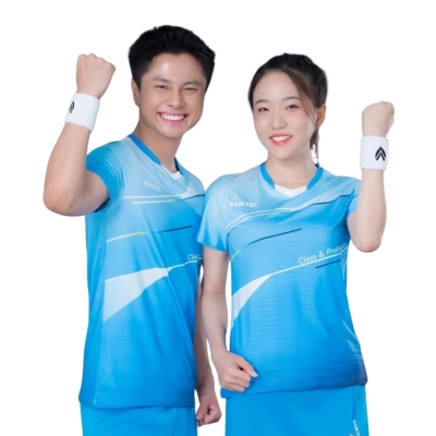 Áo cầu lông Victec PLV241 nữ - Xanh da trời