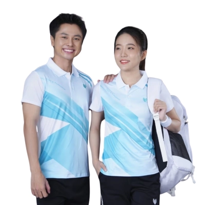 Áo cầu lông Victec VT241 nữ - Trắng