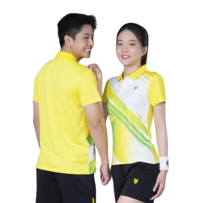 Áo cầu lông Victec VT241 nữ - Vàng