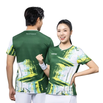 Áo cầu lông Victec Wave VIC01 nữ - Xanh rêu