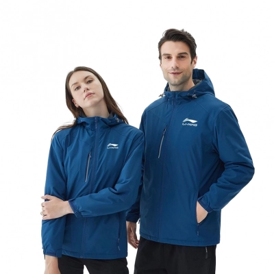 Áo khoác cầu lông Lining 101755 - Xanh coban