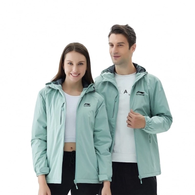 Áo khoác cầu lông Lining 101755 - Xanh ngọc