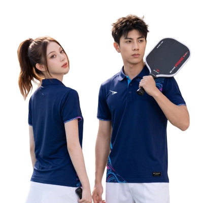 Áo pickleball Beyono Champ CB12 nam - Xanh navy chính hãng