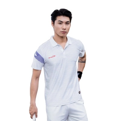 Áo pickleball Beyono Dink PK01 nam - Trắng chính hãng