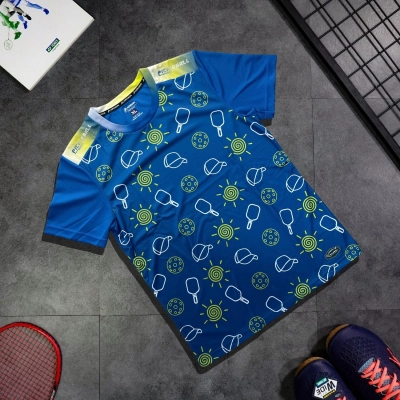 Áo Pickleball Kaiwin Cross nam - Xanh bích chính hãng