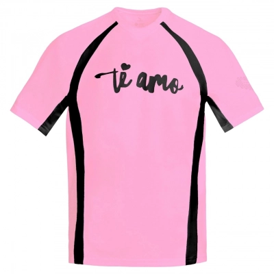 Áo Pickleball Kamito Tiamo KMAH250112 - Hồng đen chính hãng
