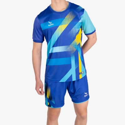 Bộ quần áo cầu lông Kamito Smash nam - Xanh bích chính hãng
