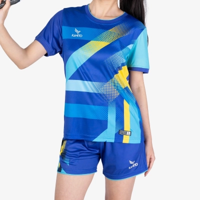 Bộ quần áo cầu lông Kamito Smash nữ - Xanh bích chính hãng