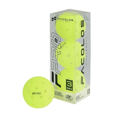 Bóng Pickleball Facolos F-Pro Performance Gen2 Xanh (Hộp 3 Quả)