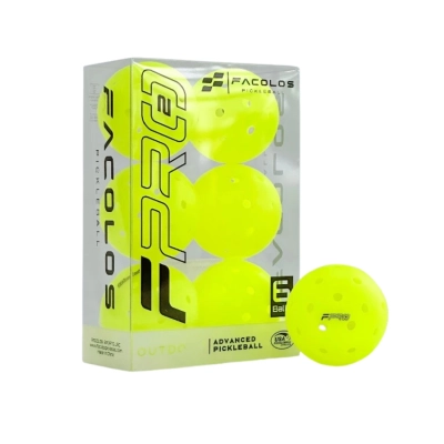 Bóng Pickleball Facolos F-Pro Performance Gen2 Xanh (Hộp 6 Quả)
