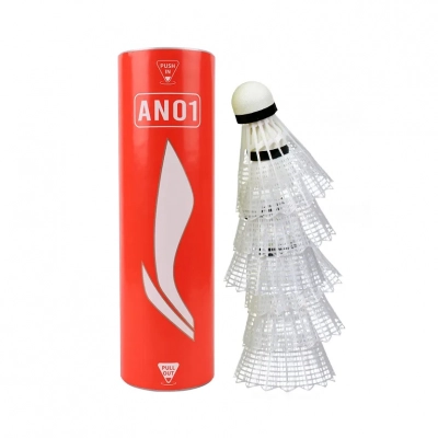 Ống cầu lông nhựa Lining AN01 (6 In 1 ) Trắng