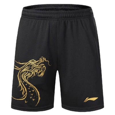 Quần cầu lông Lining 92001 - Đen vàng