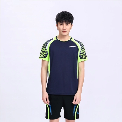 Áo cầu lông Lining 82107 nam - Đen