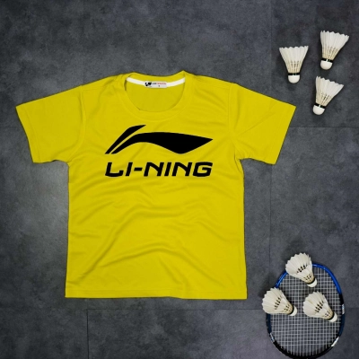 Áo cầu lông Lining nữ vàng - mã 013