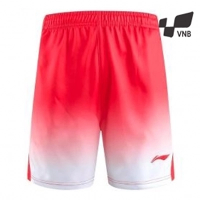 Quần cầu lông Lining 7022 - Đỏ trắng